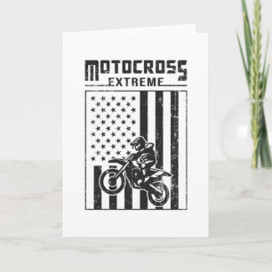 Motocross motorfiets Funny Gift Idee Kaart