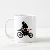 Motocross motorfiets koffiemok (Links)