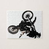 Motocross motorfiets legpuzzel (Horizontaal)