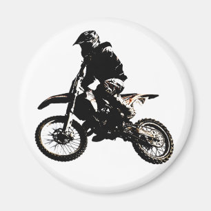 Motocross motorfiets magneet