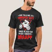 Motocross motorfiets motorfiets 2 slag dun t-shirt (Voorkant)