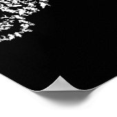 Motocross motorfiets motorfiets met drijfmot poster (Hoek)