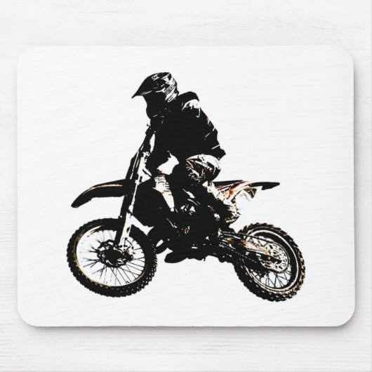 Motocross motorfiets muismat (Voorkant)