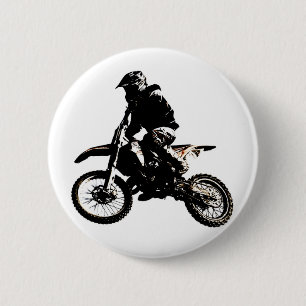 Motocross motorfiets ronde button 5,7 cm