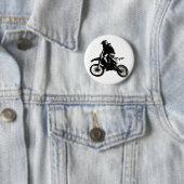 Motocross motorfiets ronde button 5,7 cm (In situ)