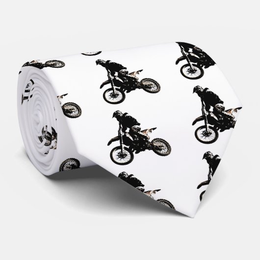 Motocross motorfiets stropdas (Opgerold)