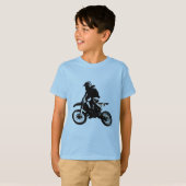 Motocross motorfiets t-shirt (Voorkant volledig)