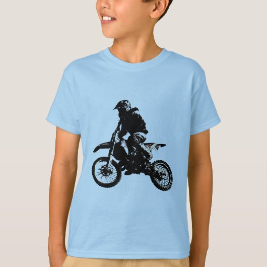 Motocross motorfiets t-shirt (Voorkant)