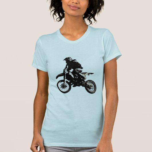 Motocross motorfiets t-shirt (Voorkant)