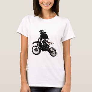 Motocross motorfiets t-shirt