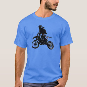 Motocross motorfiets t-shirt