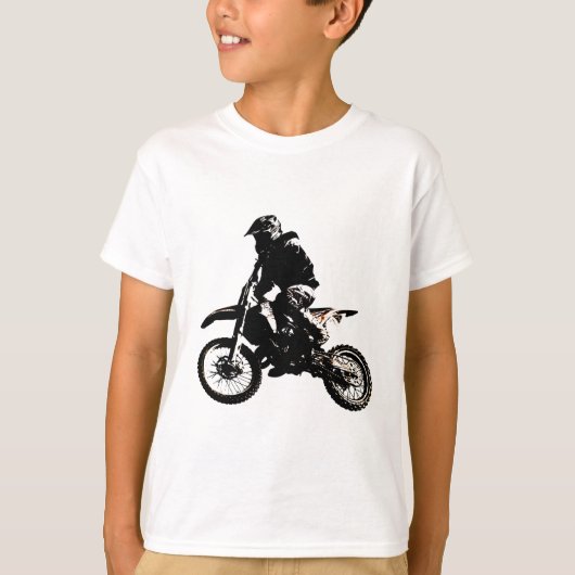 Motocross motorfiets t-shirt (Voorkant)