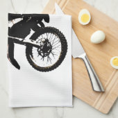 Motocross motorfiets theedoek (Quarter Fold)