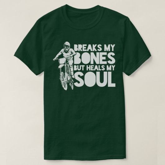 Motocross motorfietsen t-shirt (Design voorkant)