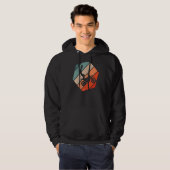 Motocross-motorfietser Rider Hoodie (Voorkant volledig)