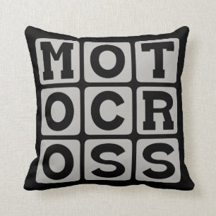 Motocross, motorsport kussen