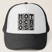 Motocross, motorsport trucker pet (Voorkant)