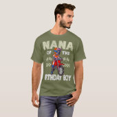 Motocross MX Nana Birthday Boy MX Family Dirt T-shirt (Voorkant volledig)
