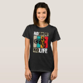 Motocross No Ride No Life Motocross Machine Motocr T-shirt (Voorkant volledig)