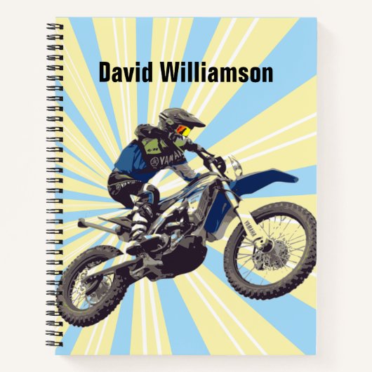 Motocross Notitieboek (Voorkant)