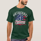 Motocross of Nations Support USA MX Team at MXdN T-shirt (Voorkant)