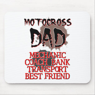 Motocross Papa Dirt Bike Muismat