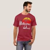  Motocross papa Retro Sunset Funny Dirt T-shirt (Voorkant volledig)