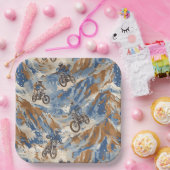 Motocross  papieren bordje (Feest)