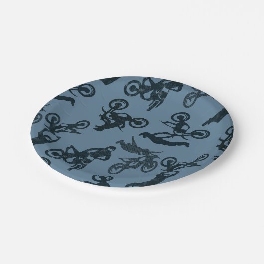 Motocross Papieren Bordje (Gekanteld)