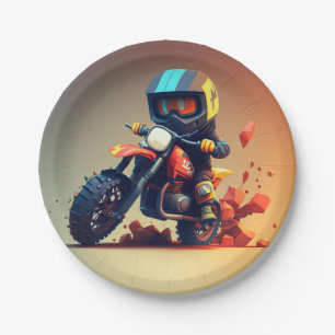 Motocross-party Bord Napkins Paper