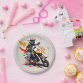 Motocross Party Napkins Papieren Bordje (Feest)