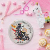 Motocross Party Napkins Papieren Bordje (Feest)