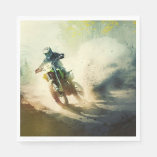 Motocross Party Napkins Servet
