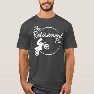 Motocross-pensioenplan Dirt Bike Racing Biker T-shirt