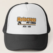 Motocross Pit Crew Trucker Pet (Voorkant)