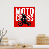 Motocross Pop sport Poster (Keuken)