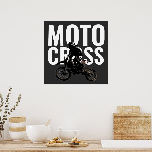 Motocross Pop sport Poster (Keuken)