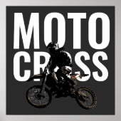 Motocross Pop sport Poster (Voorkant)