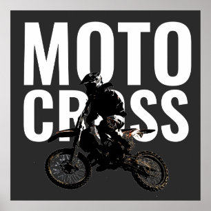 Motocross Pop sport Poster