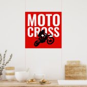 Motocross Pop sport Poster (Keuken)