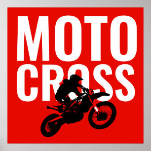 Motocross Pop sport Poster