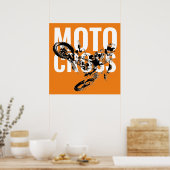 Motocross Pop sport Poster (Keuken)
