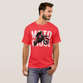 Motocross Pop sport T-shirt (Voorkant volledig)