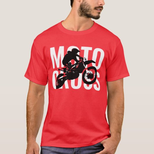 Motocross Pop sport T-shirt (Voorkant)