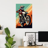Motocross Poster (Thuiskantoor)