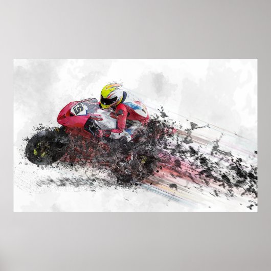 Motocross Poster (Voorkant)