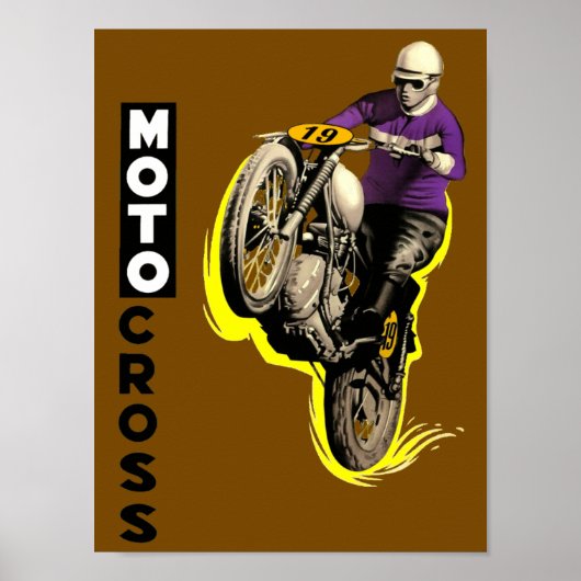 Motocross Poster (Voorkant)