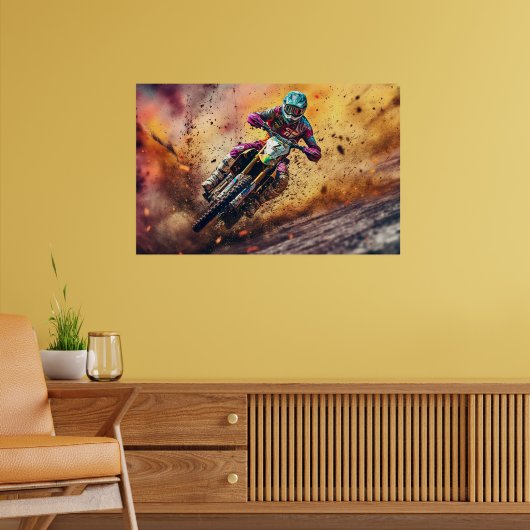 Motocross Poster (Woonkamer 2)