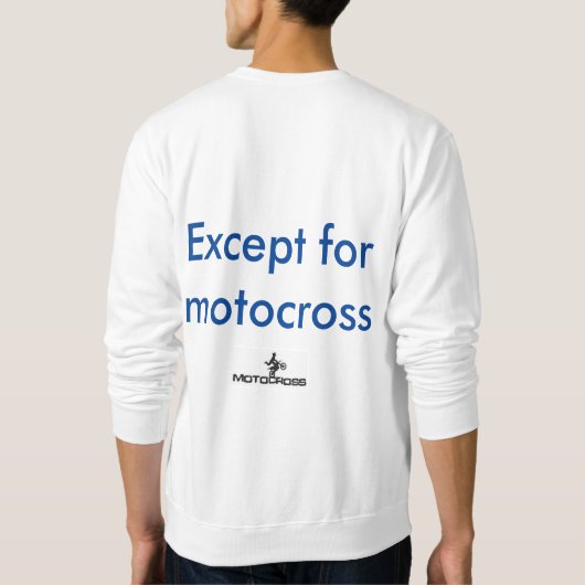 Motocross pullover (Achterkant)