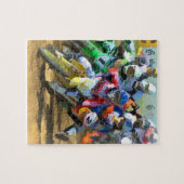 Motocross Race Graphic Art Legpuzzel (Horizontaal)